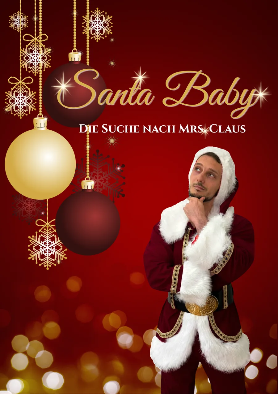 Santa Baby – Santa Claus in an opulent red setting